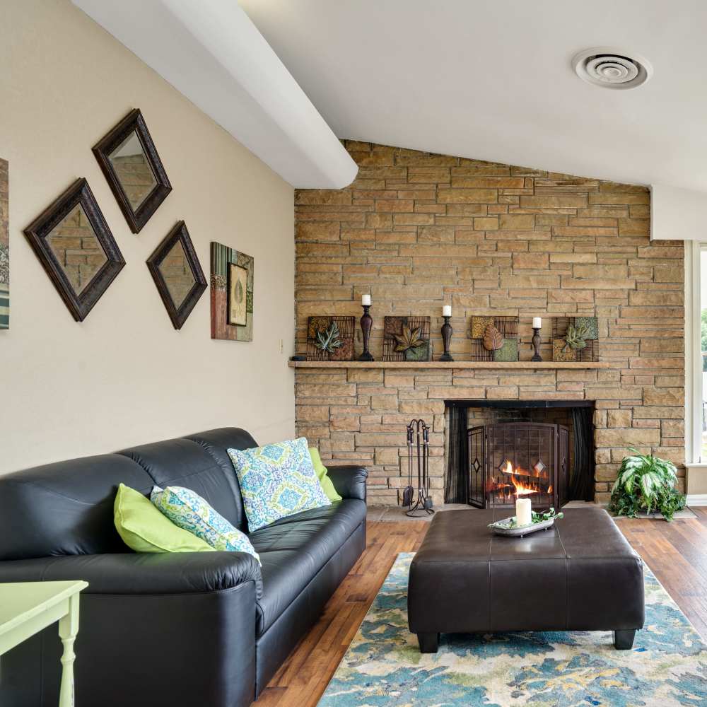 Couch at Germantown Gardens in East Ridge, Tennessee