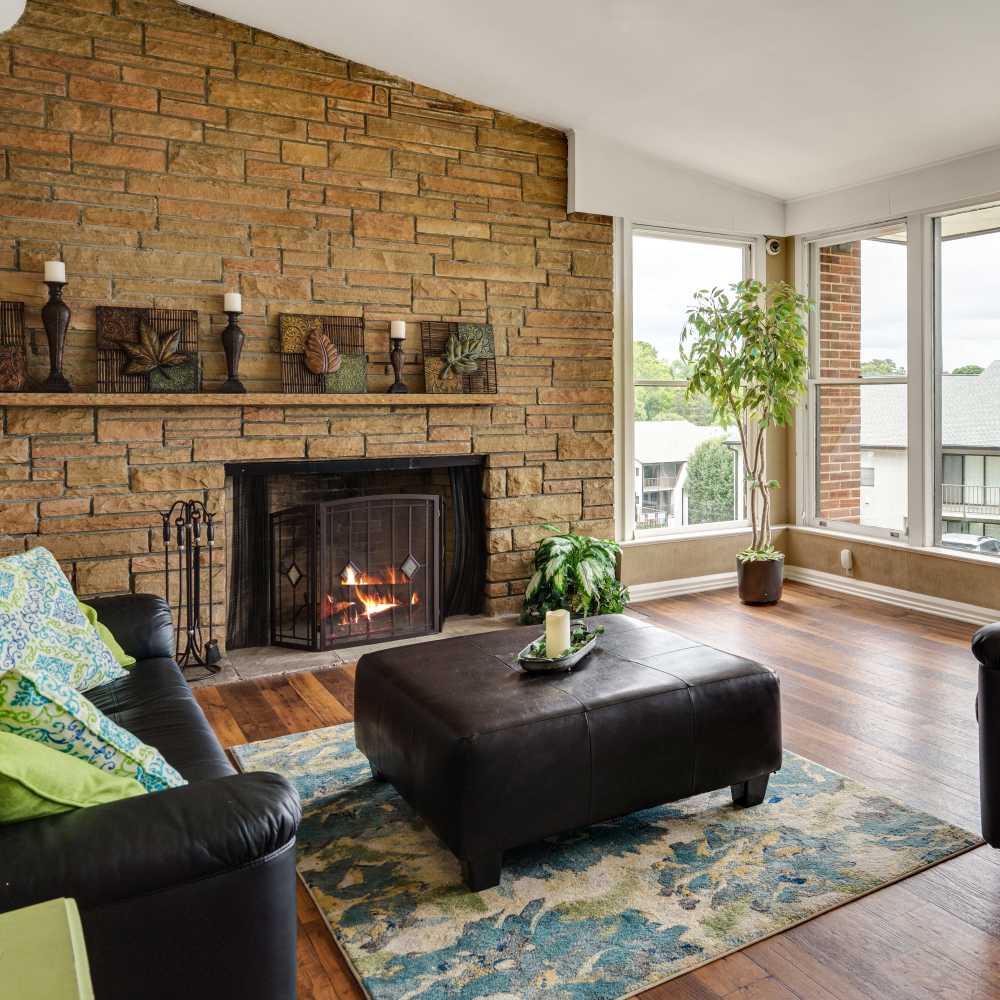 Interior of the clubhouse at Germantown Gardens in East Ridge, Tennessee