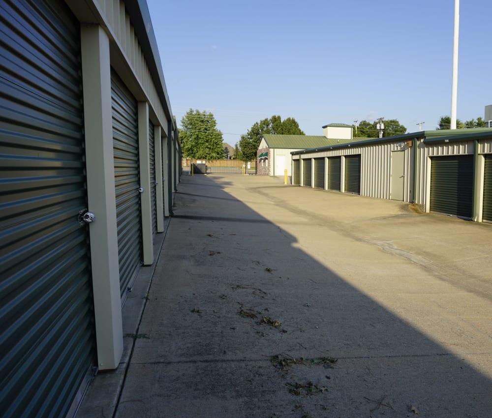 Drive-up units at Storage OK in Jenks, Oklahoma