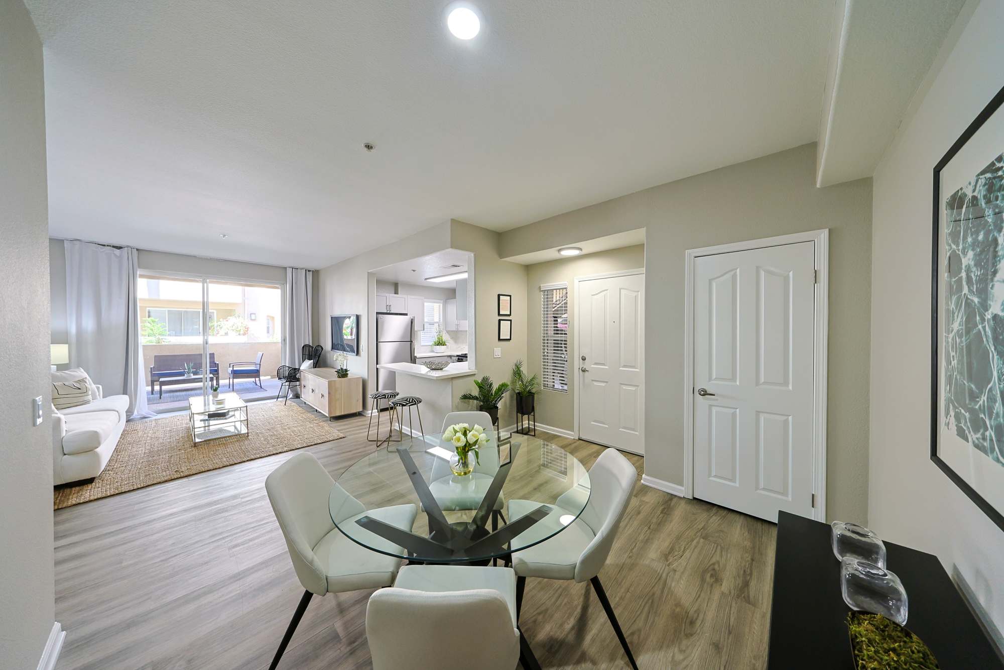 A view of the dinning room at Allure at Camarillo in Camarillo, California