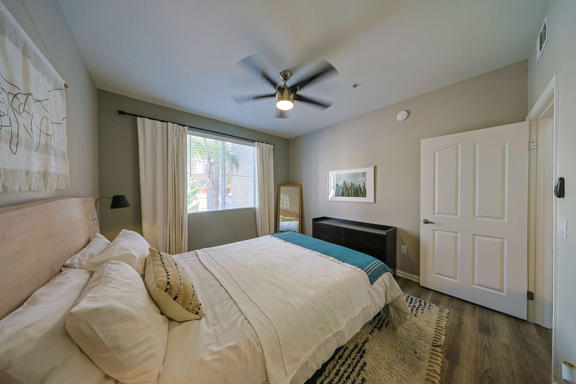 Bedroom with a cozy bed at Allure at Camarillo in Camarillo, California