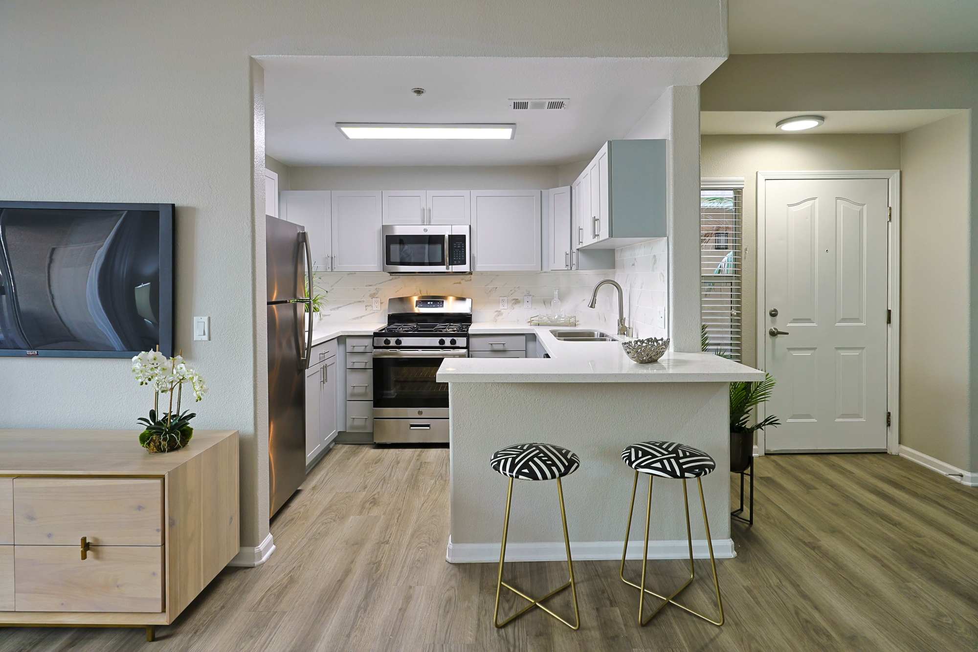 Kitchen with island at Allure at Camarillo in Camarillo, California