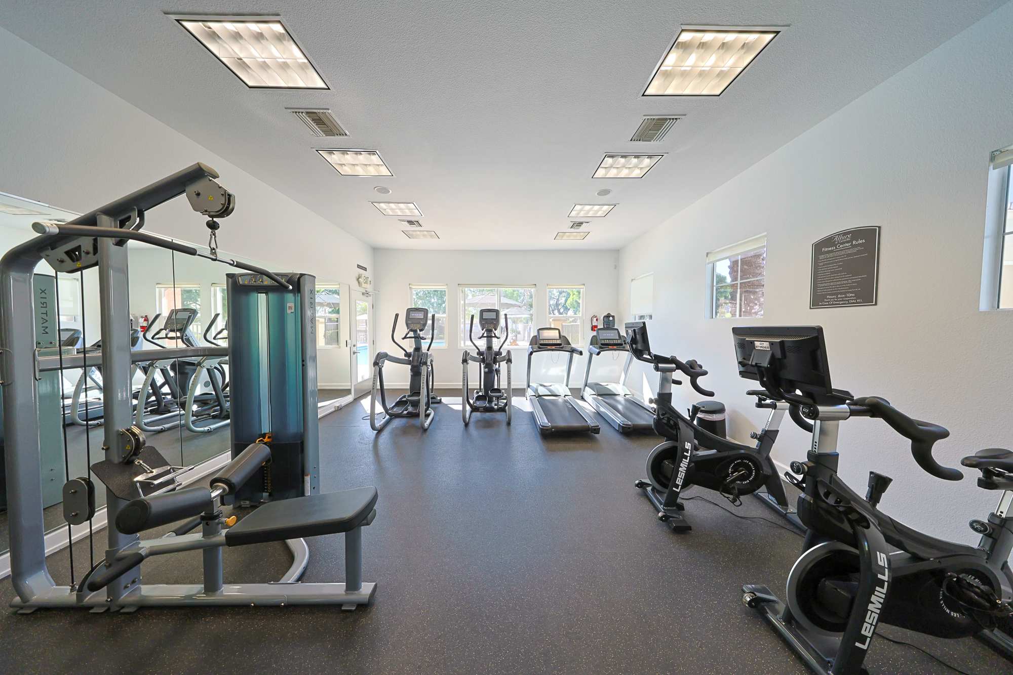 Fitness center at Allure at Camarillo in Camarillo, California