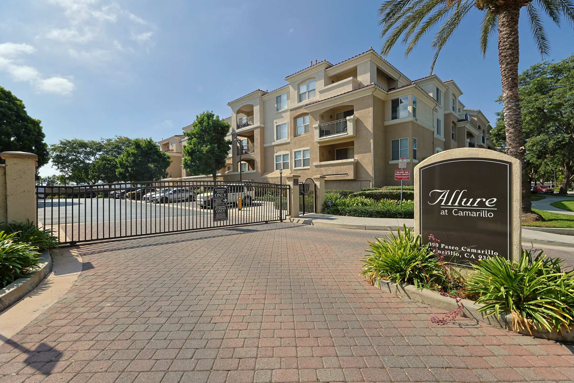 Sign outside of Allure at Camarillo in Camarillo, California