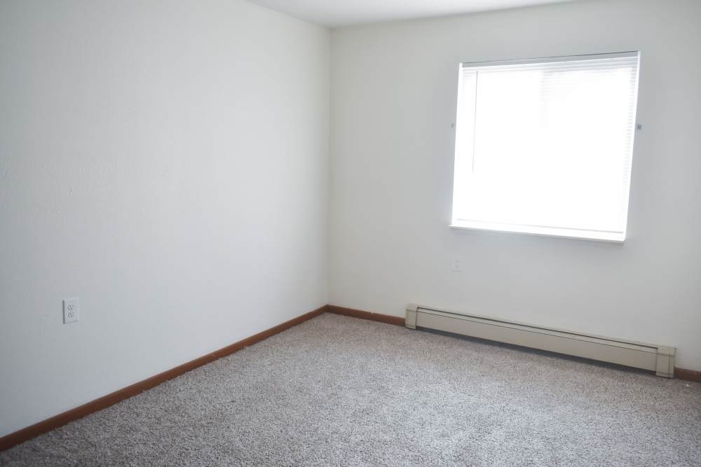 Unfurnished interior of an apartment at Whispering Pines in Grayling, Michigan