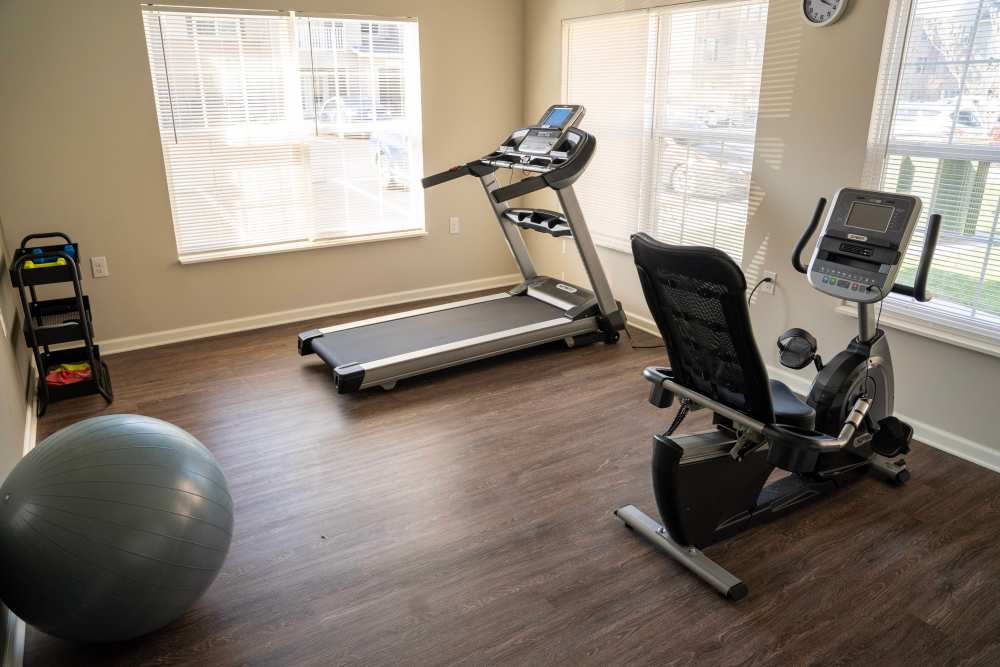 Gym with window at Douglas Greene in Kodak. TN