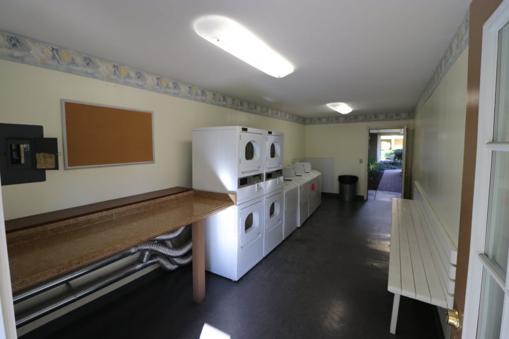 Laundry facility at Bayfair Apartment Homes in San Lorenzo, California