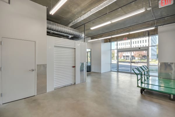Climate controlled storage unit at Space Shop Self Storage in Atlanta, Georgia