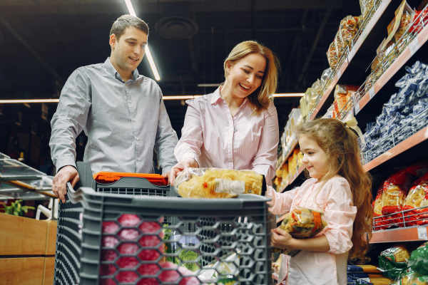 Residents shopping in a local store near Seacrest in Katy, Texas