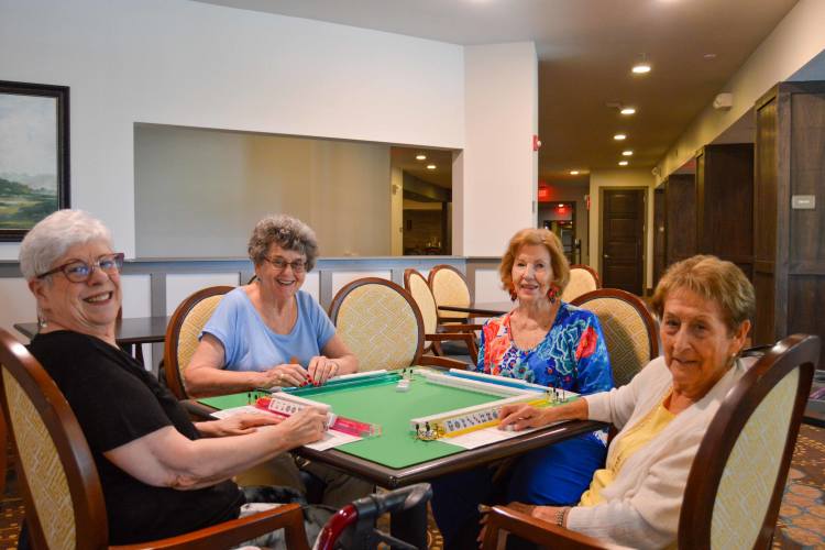 Group of Four Ladies enjoying a game at Watermere at Frisco in Frisco, Texas