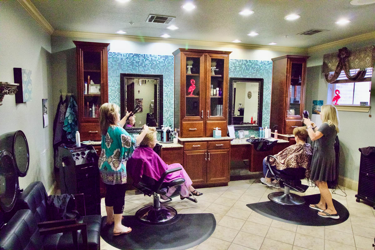 Hair salon at Watercrest at Mansfield in Mansfield, Texas