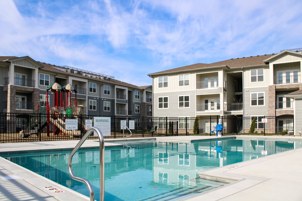 Swimming pool at Jefferson's Landing in Louisville, Kentucky