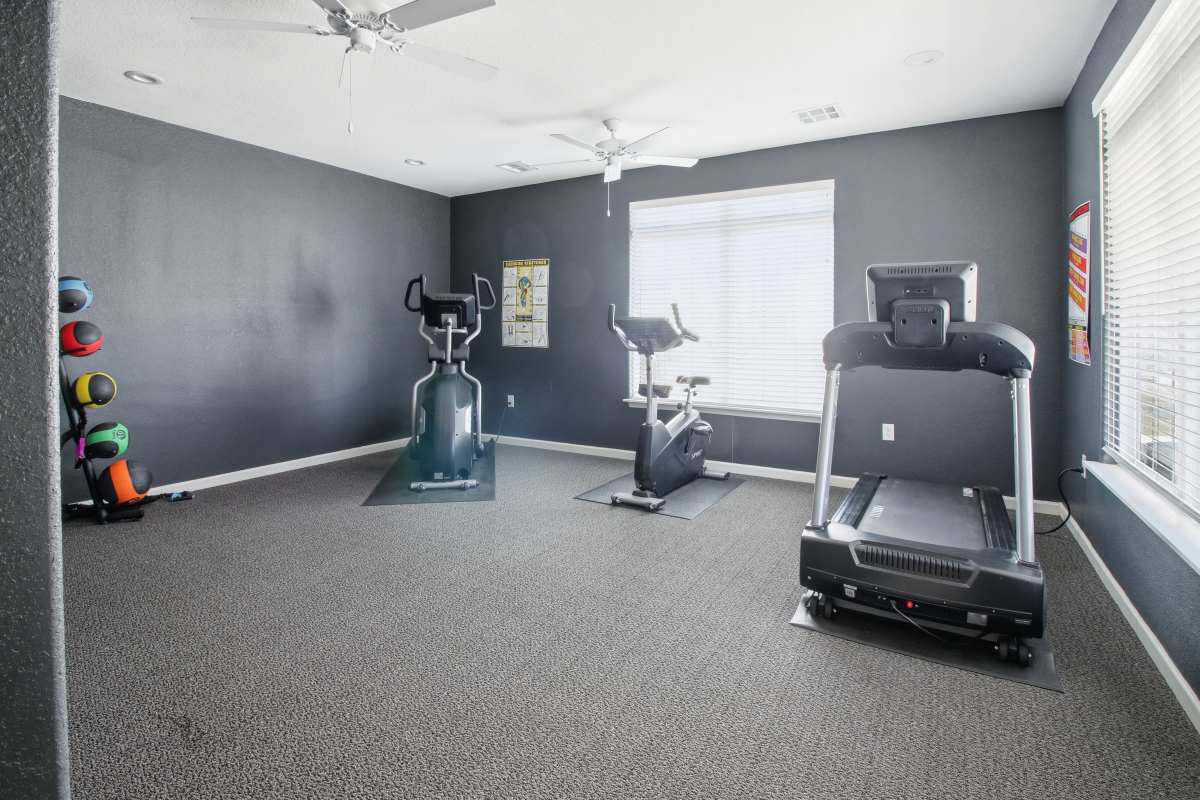 Fitness center at Glenn Park in San Angelo, Texas