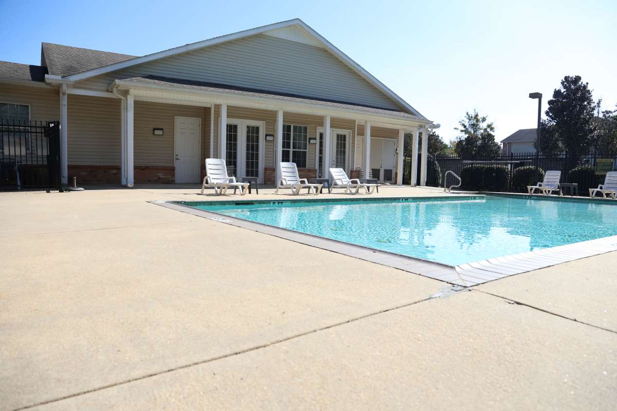 Swimming pool at Avalon Park of Jackson in Jackson, Mississippi