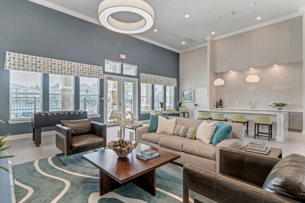 Comfortable clubhouse at Lakeline at Bartram Park in Jacksonville, Florida