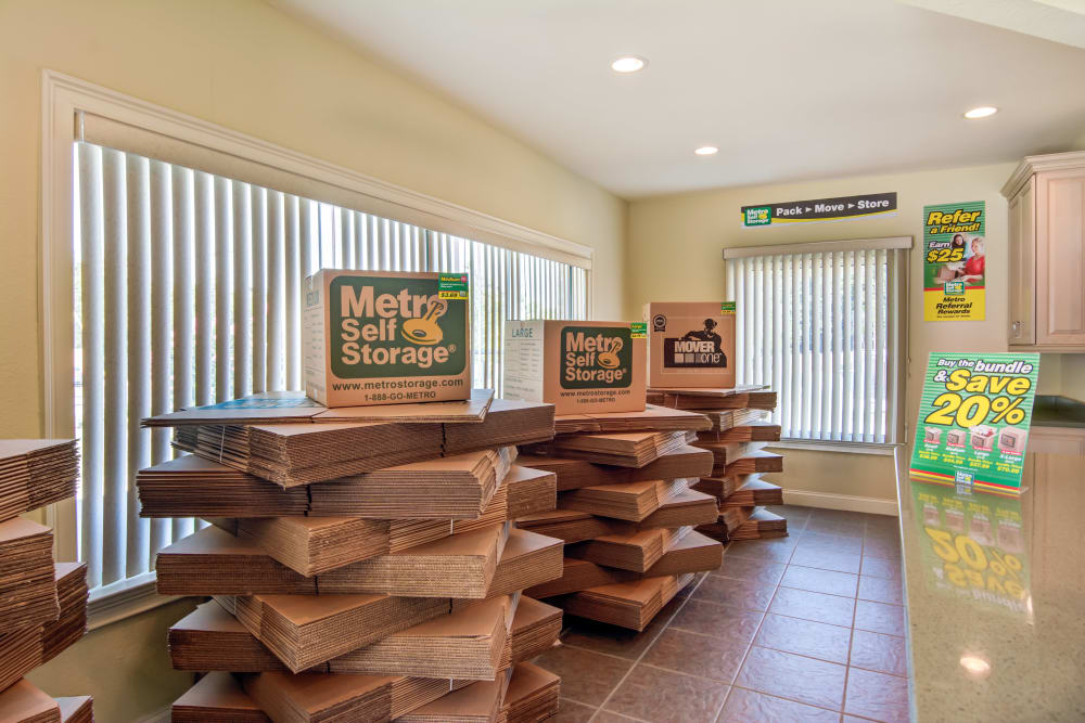 Metro Self Storage offers packaging supplies in Conyers, Georgia