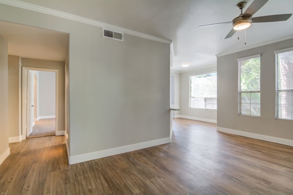 Spacious living room at apartments in Chandler, Arizona
