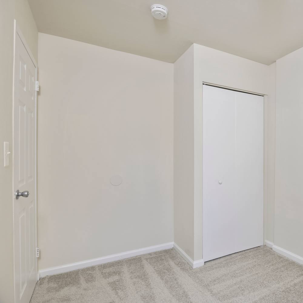 Spacious bedroom with closet at Laurel Manor in Laurel, Maryland