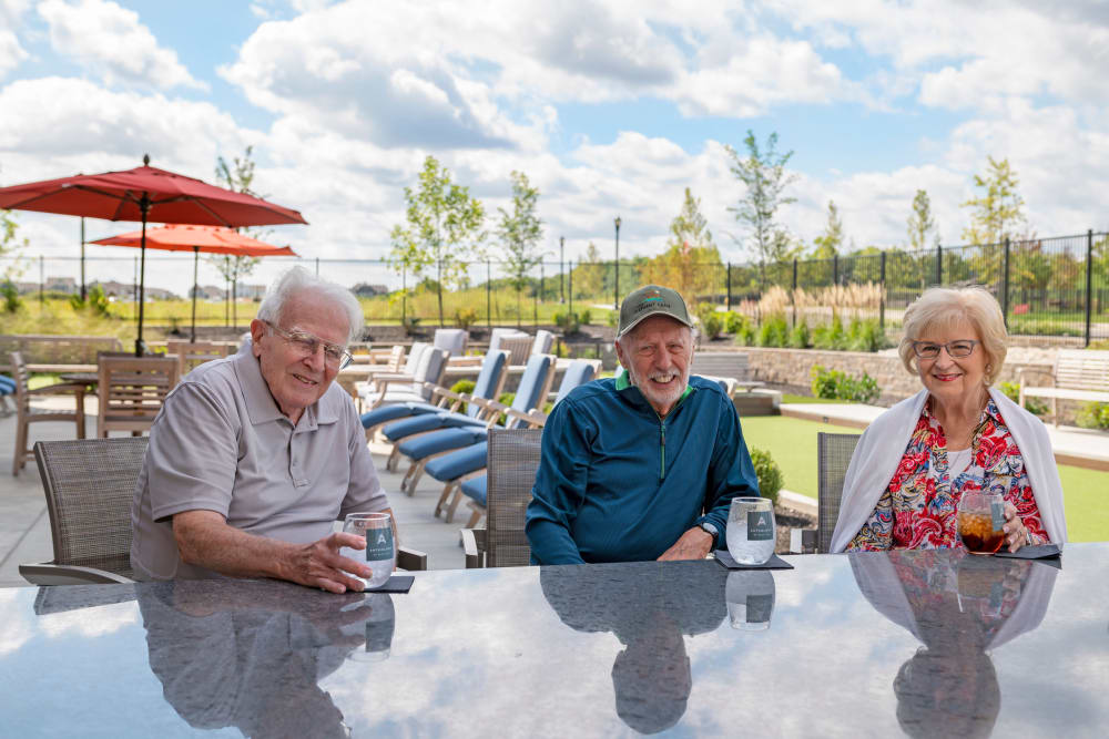 Outdoor Grill Area at Anthology of Blue Ash in Blue Ash, Ohio