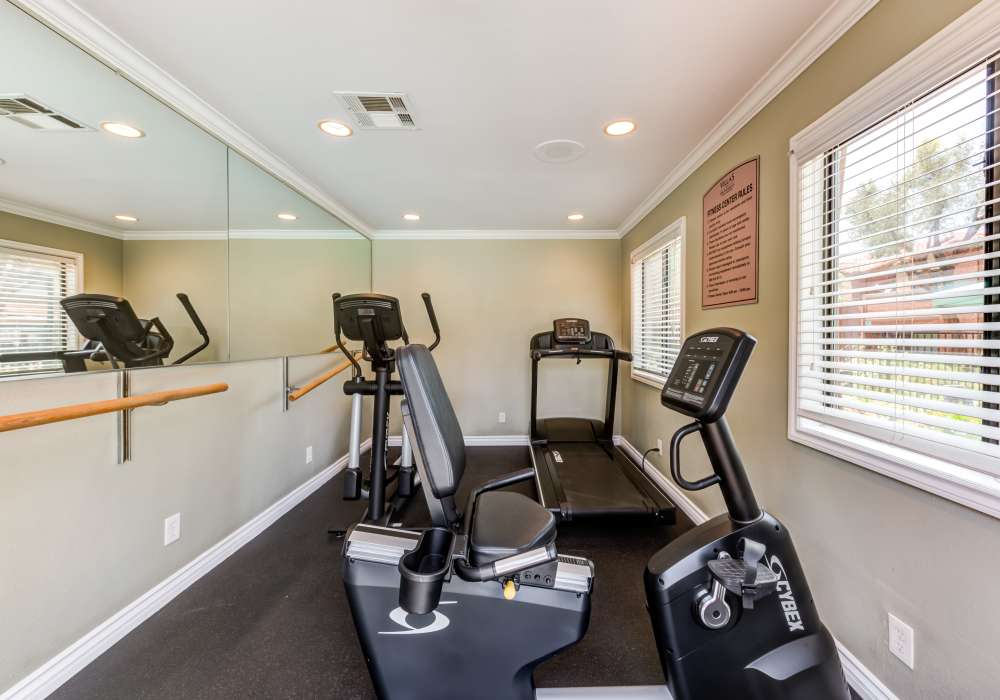 Fitness center at The Villas at Rowland Heights in Rowland Heights, California  