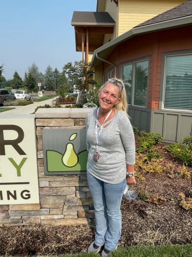 Tammy Williams of Pear Valley Senior Living in Central Point, Oregon