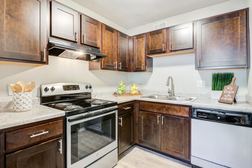 Spacious Kitchen at Valle Vista in Greenwood, Indiana