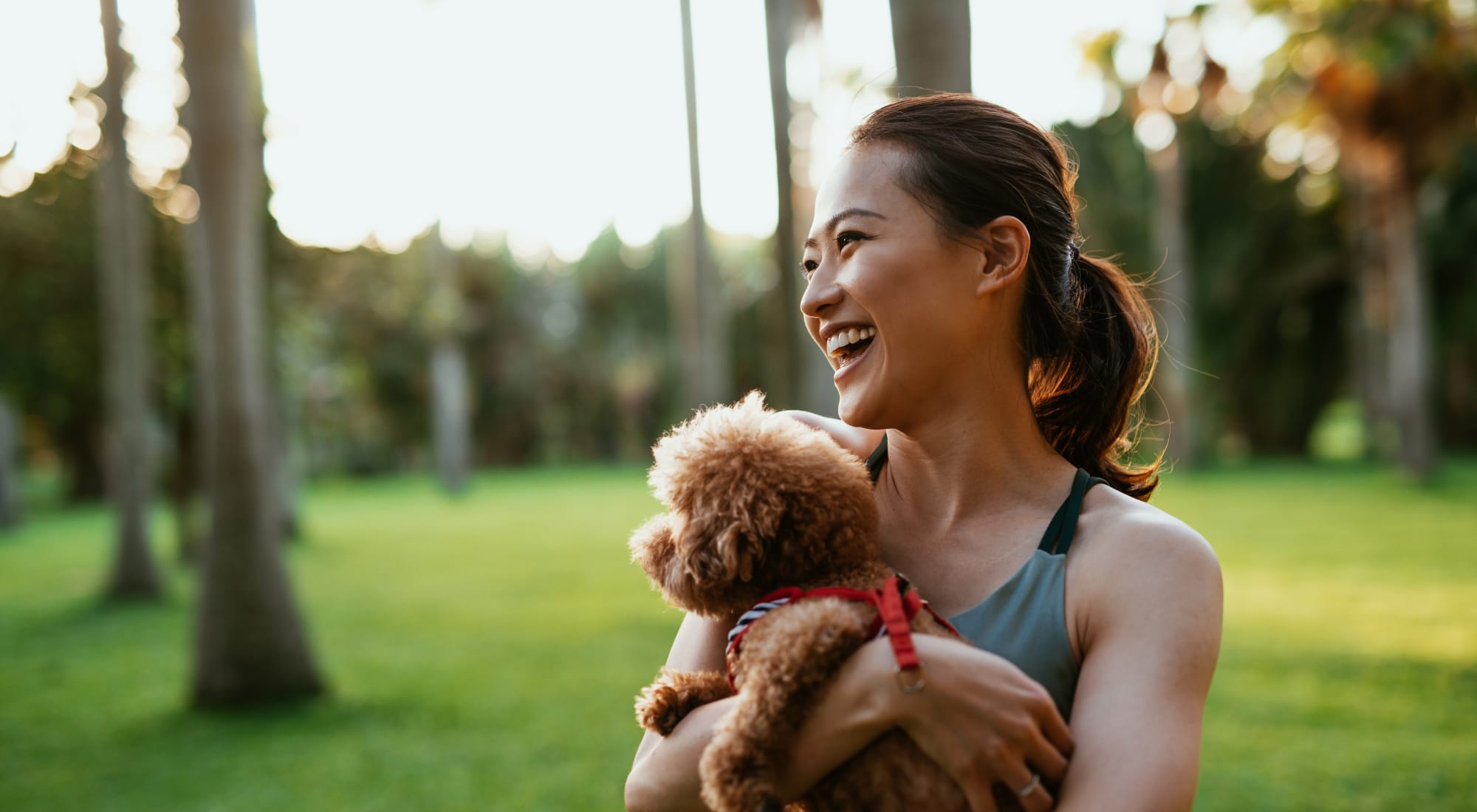 Pet-friendly apartments at Timber Lakes Apartment Homes in Kansas City, Missouri