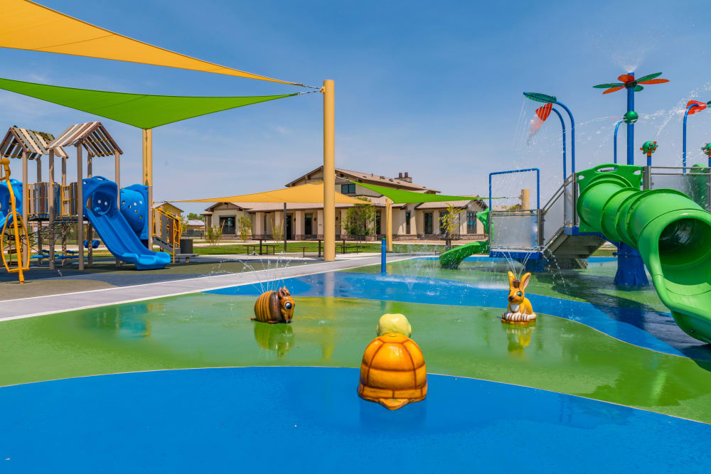 Splash pad at Blue Sky in Fallon, Nevada