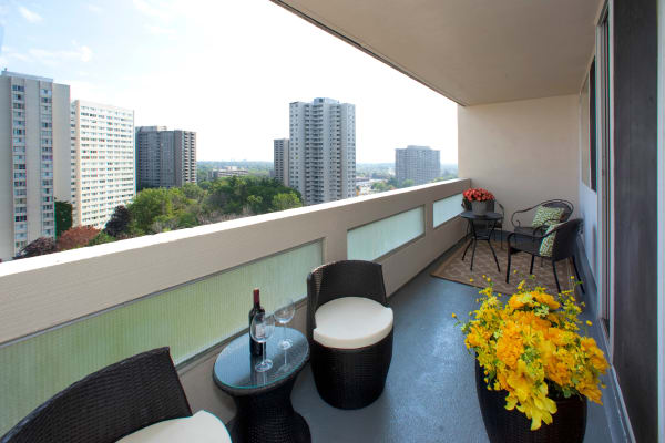 Excellent views from Mississauga Place in Mississauga
