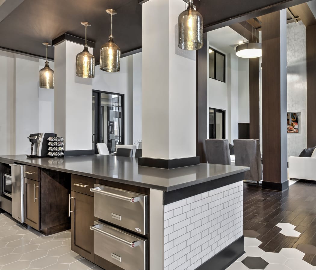 Chef-inspired kitchen at Juncture in Alpharetta
