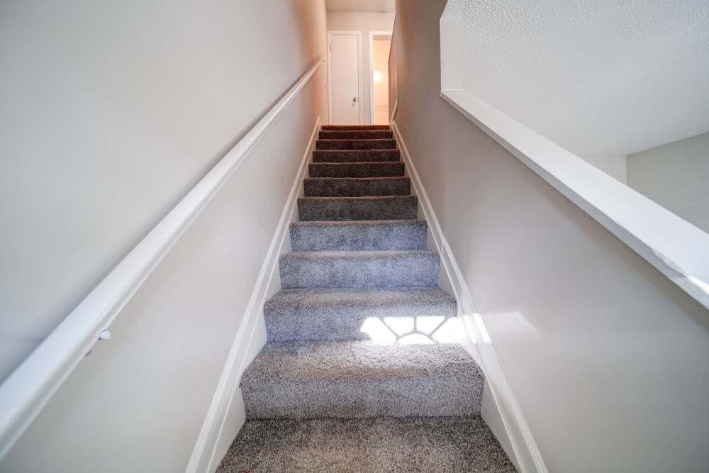 Staircase at The Manor Townhomes in Winston-Salem, North Carolina