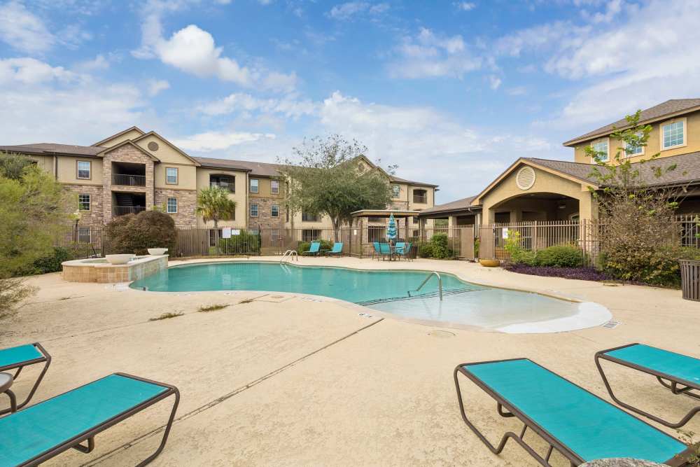 Swimming pool at Horizon Meadows in La Marque,Texas
