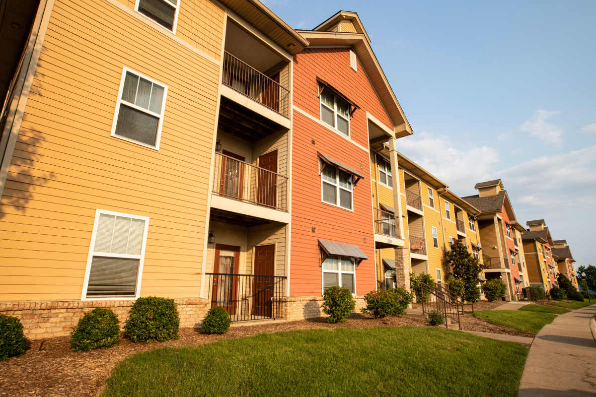 Property exterior at Overlook Terraces in Louisville, Kentucky