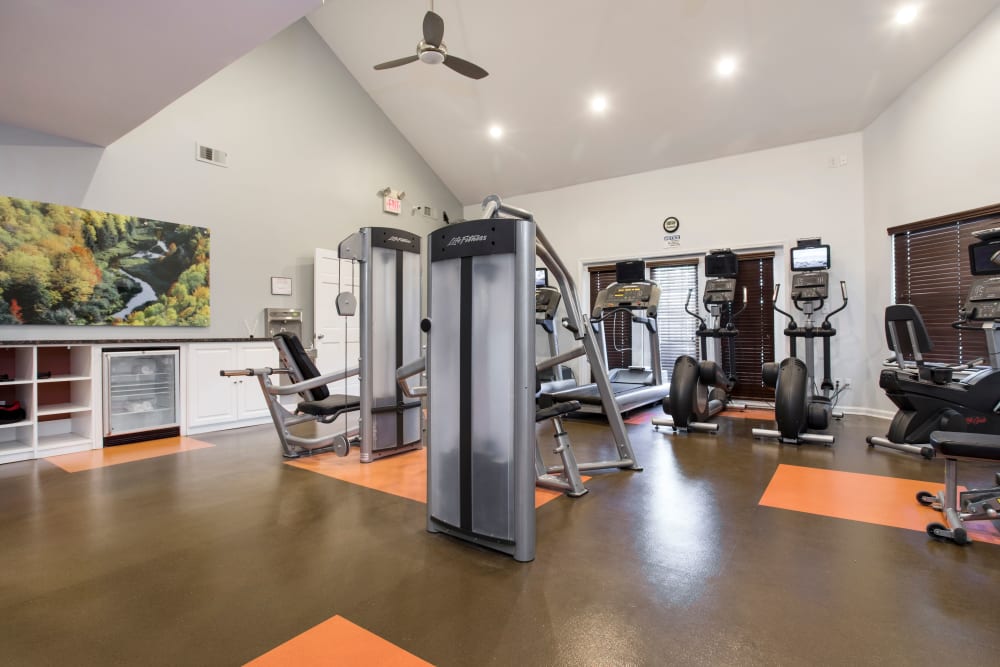 A modern gym at Southgate Landing in Louisville, Kentucky