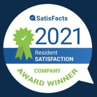 Satisfacts 2021 Resident Satisfaction Award for SteelHead Management