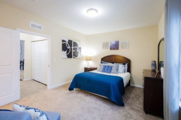 Bedroom at Torrente Apartment Homes in Upper St Clair, Pennsylvania