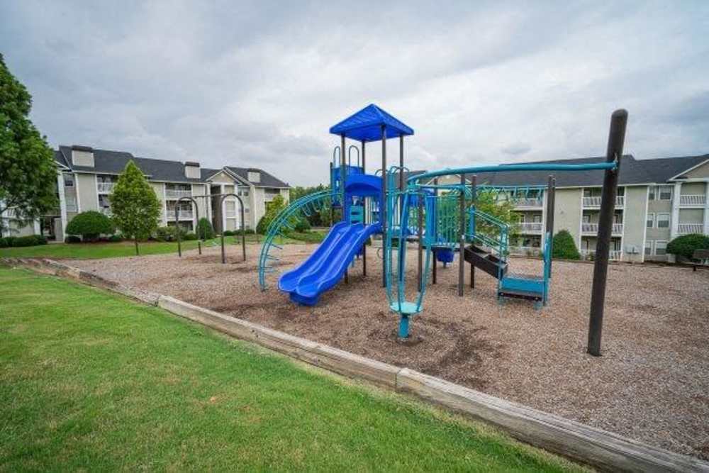 Community playground for residents and families at Berry Shoals in Duncan, South Carolina