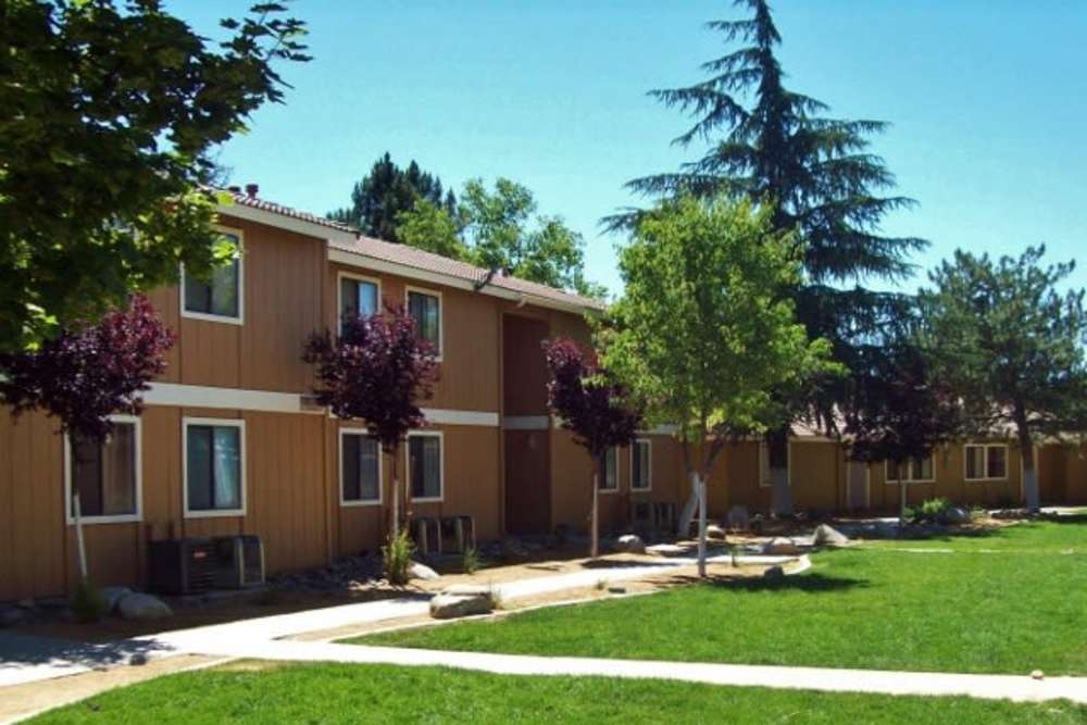 Entrance of the apartment at Sand Pebble and Spanish Oaks in Sparks, Nevada