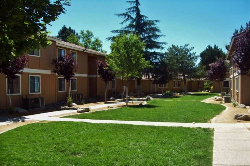 Exterior of an apartment at Sand Pebble and Spanish Oaks in Sparks, Nevada