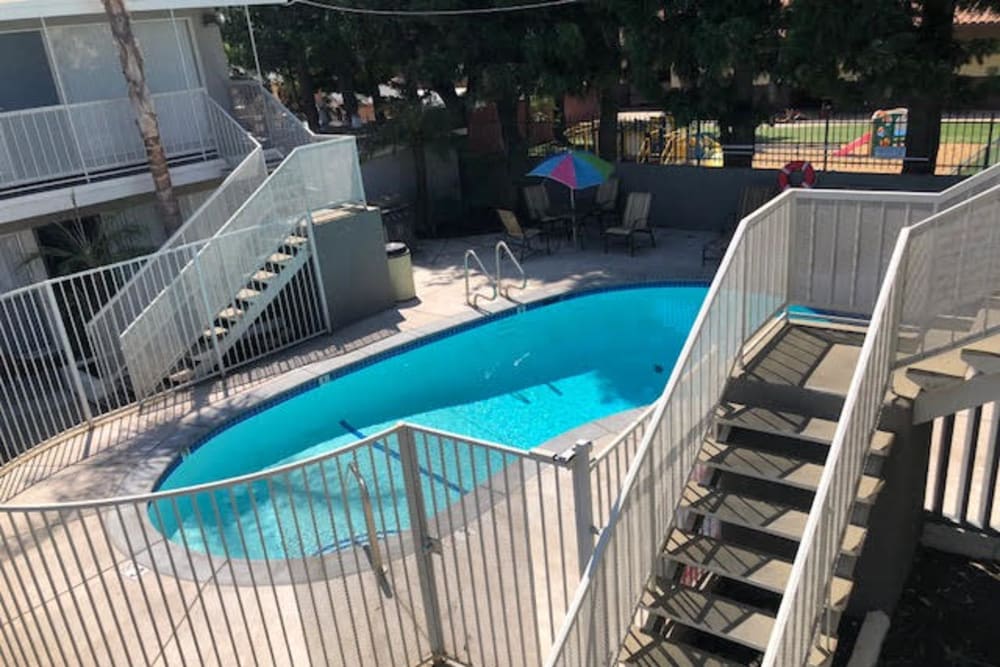 Inviting pool at  Occidental in Oxnard, California