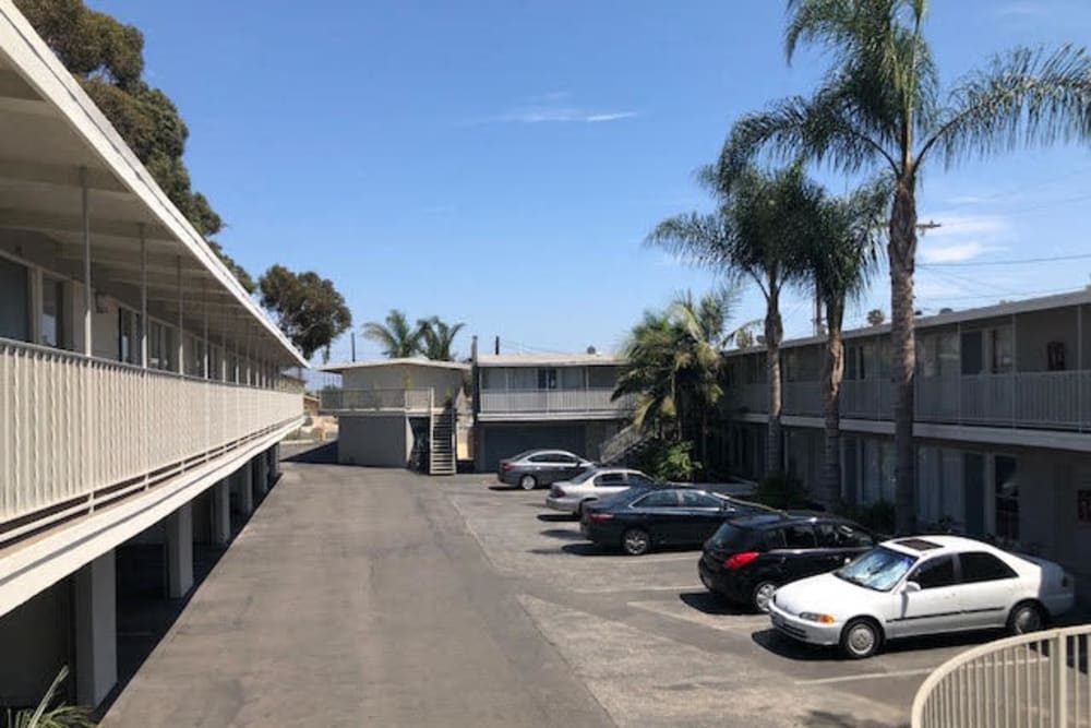 Parking area at  Occidental in Oxnard, California