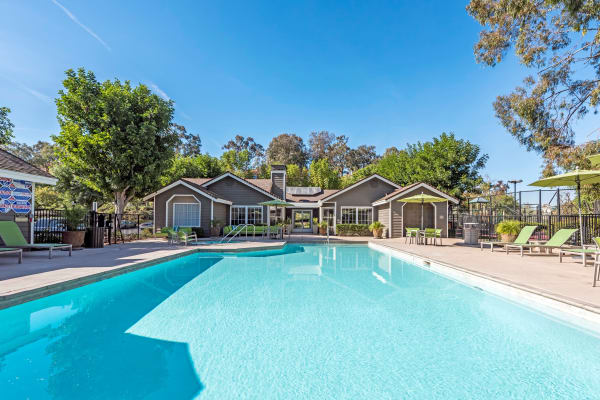 Sparkling Pool at Village Oaks in Chino Hills, CA
