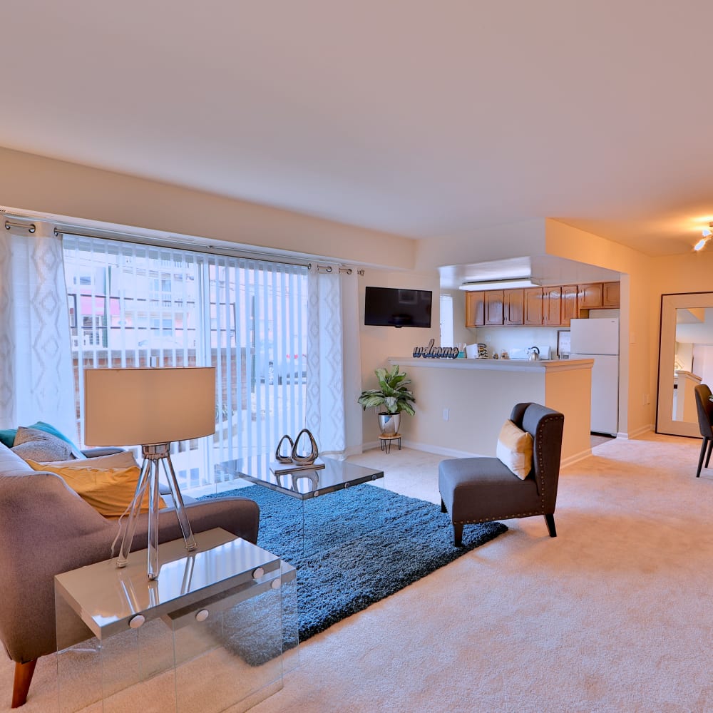 Livingroom at Princeton Estates Apartment Homes in Temple Hills, Maryland