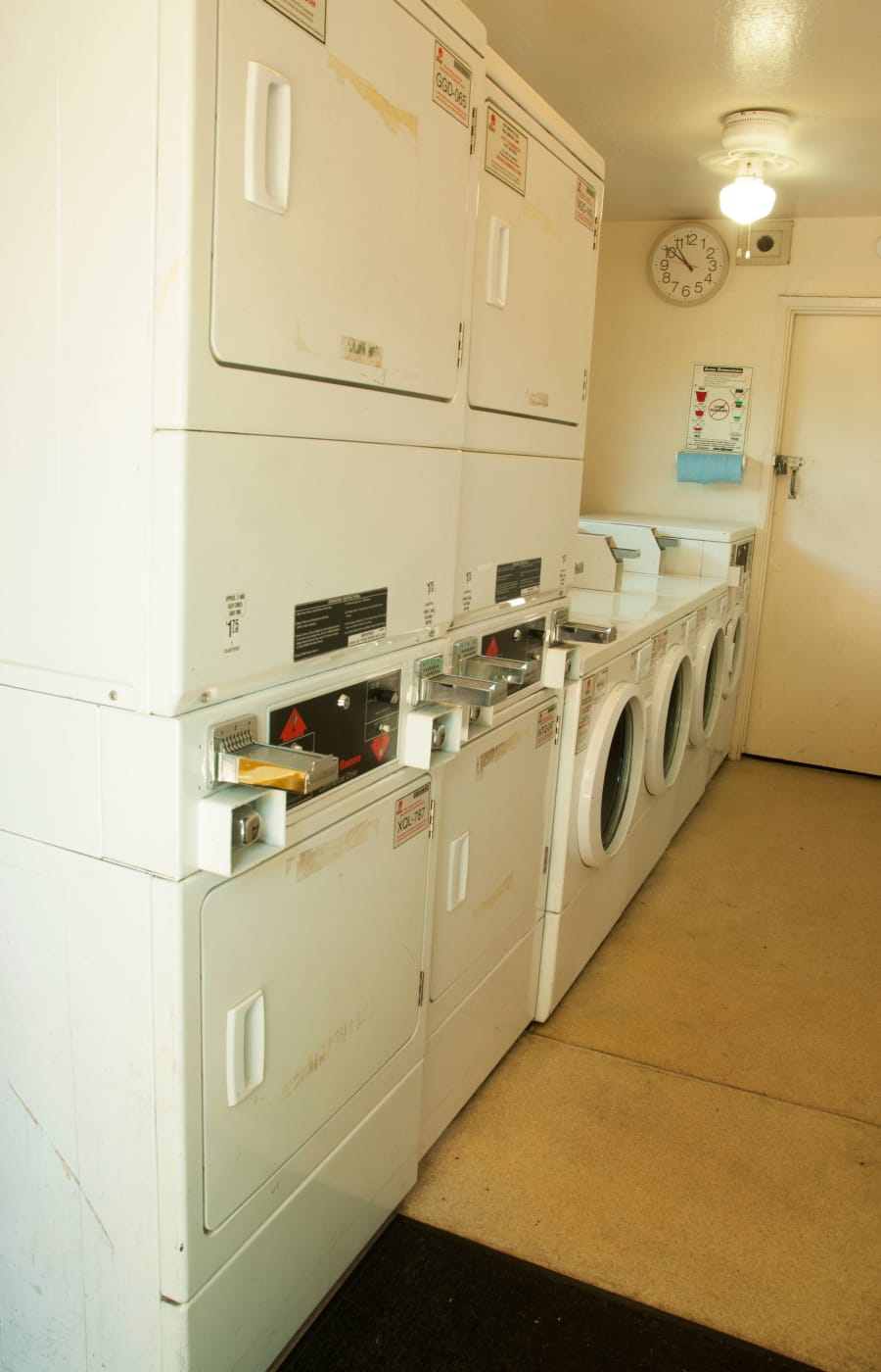 Laundry facility at Buchanan Gardens in Antioch, California