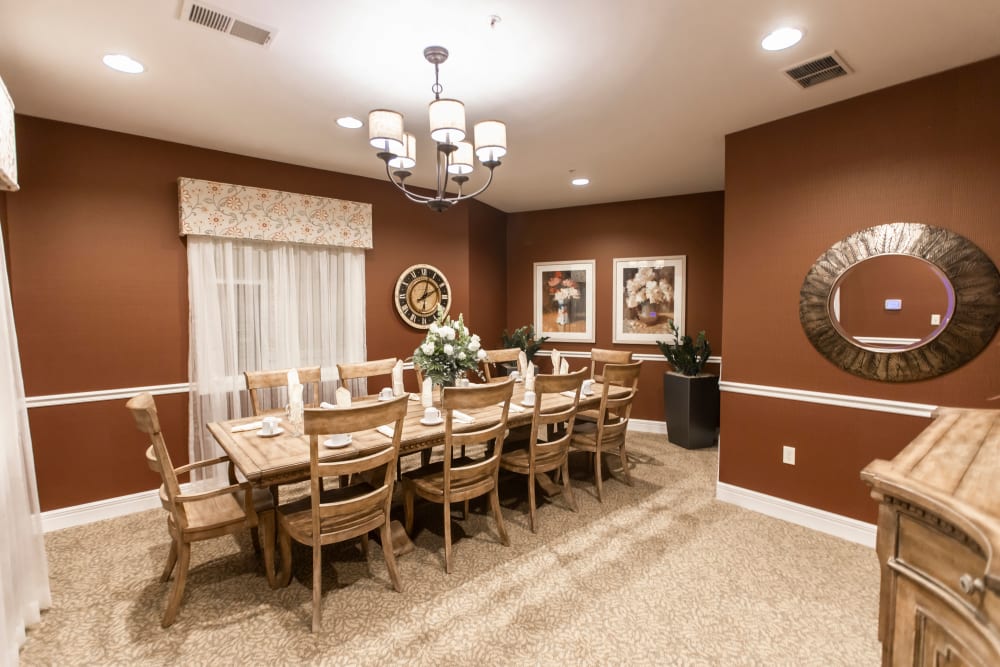 dining room at The Wildwood Senior Living in Joplin, Missouri