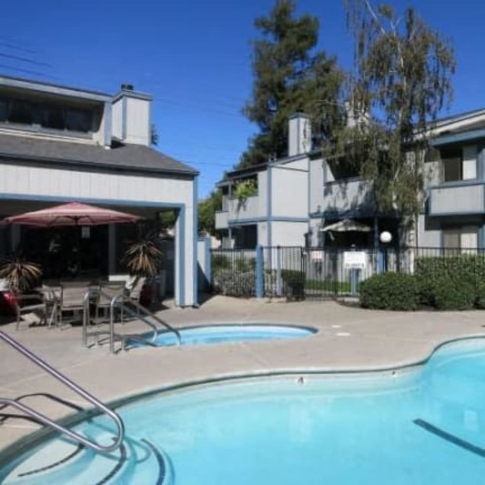 Swimming pool at Maple Ridge in Modesto, California