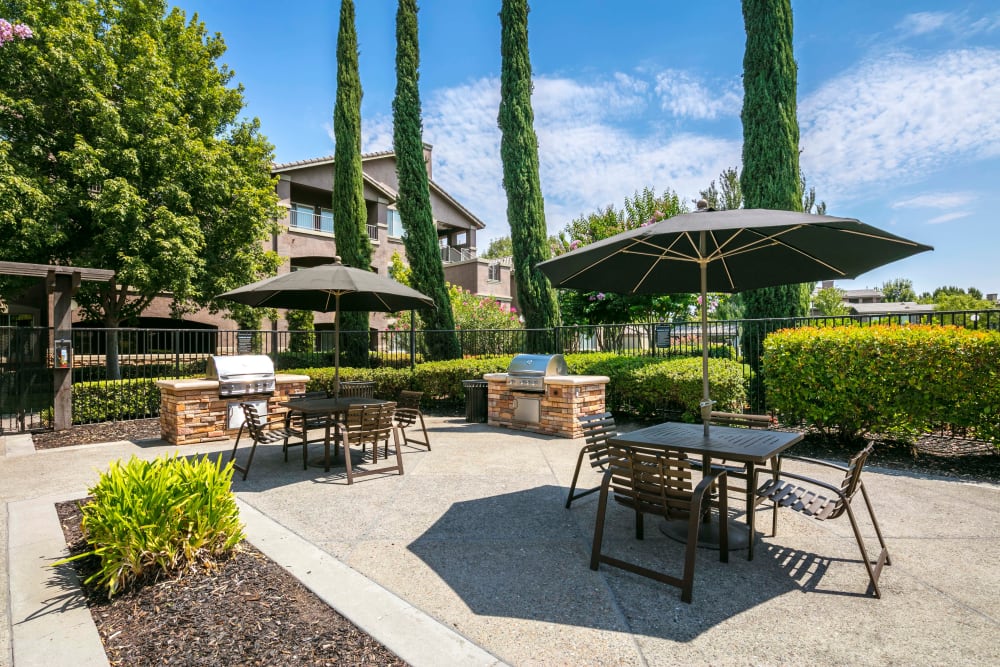 Barbecue with your neighbors at Miramonte and Trovas in Sacramento, California