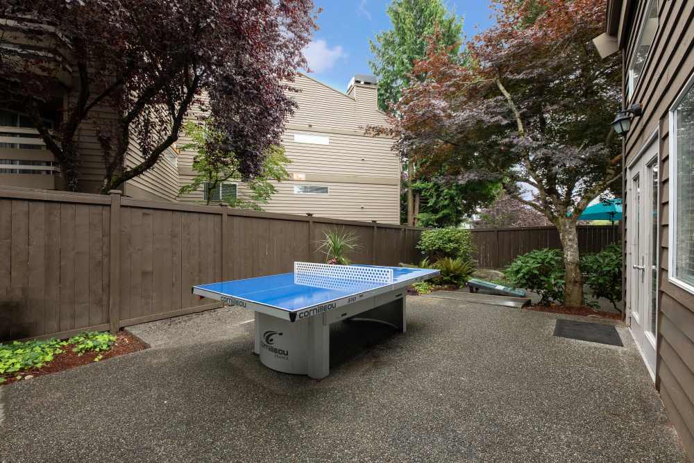 Ping pong table at Latitude Apartments in Everett, Washington