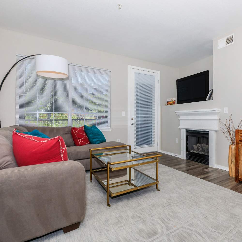 Living room at Panorama at Arvada Ridge in Arvada,Colorado