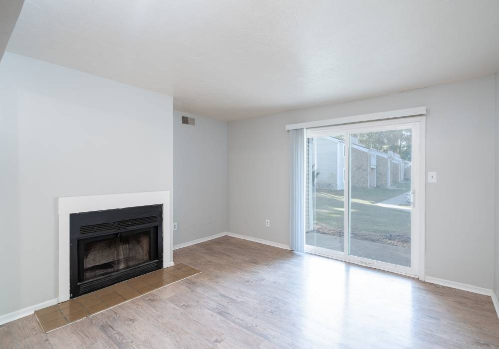 Living room at Twyckenham Apartments in Lafayette, Indiana